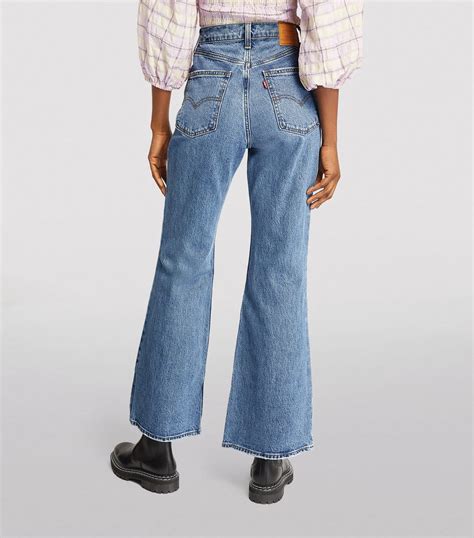 levi's flare pants|high waisted 70s flare jeans.